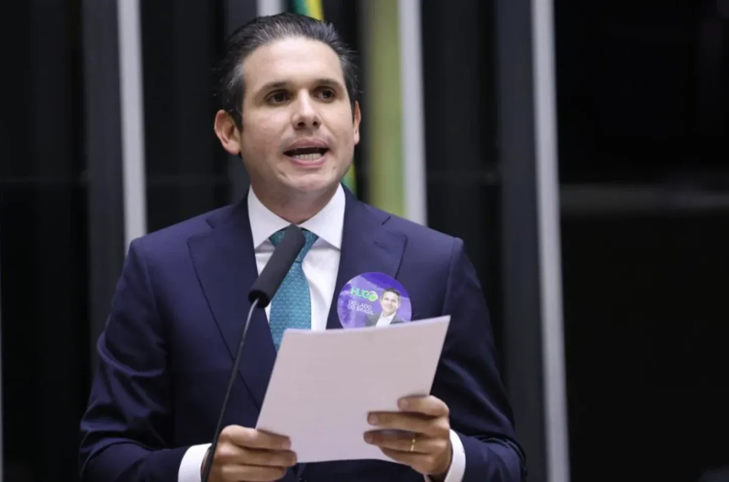 Hugo Motta é eleito presidente da Câmara com 444 votos