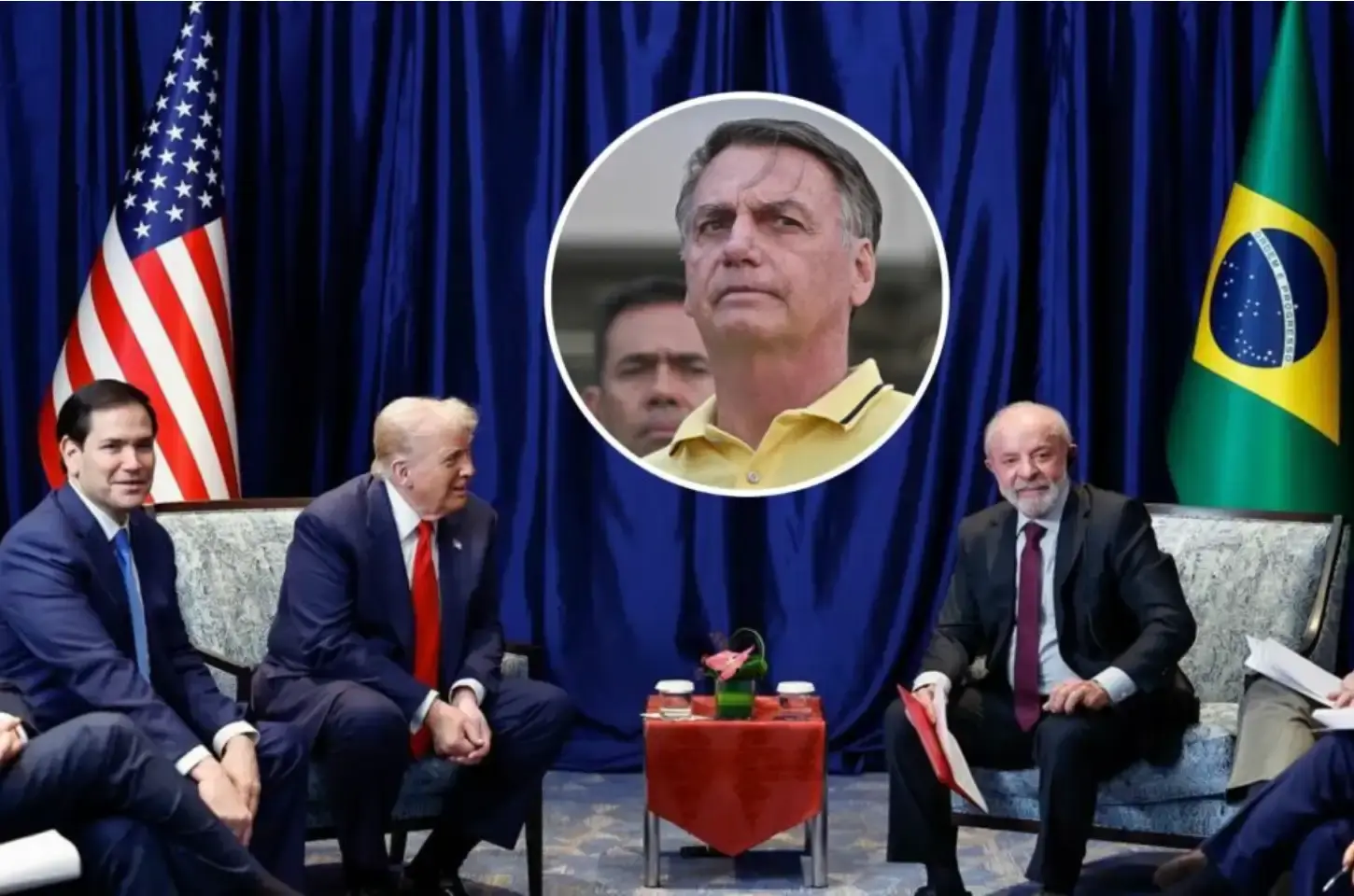 Em encontro com Lula, Donald Trump elogia Jair Bolsonaro