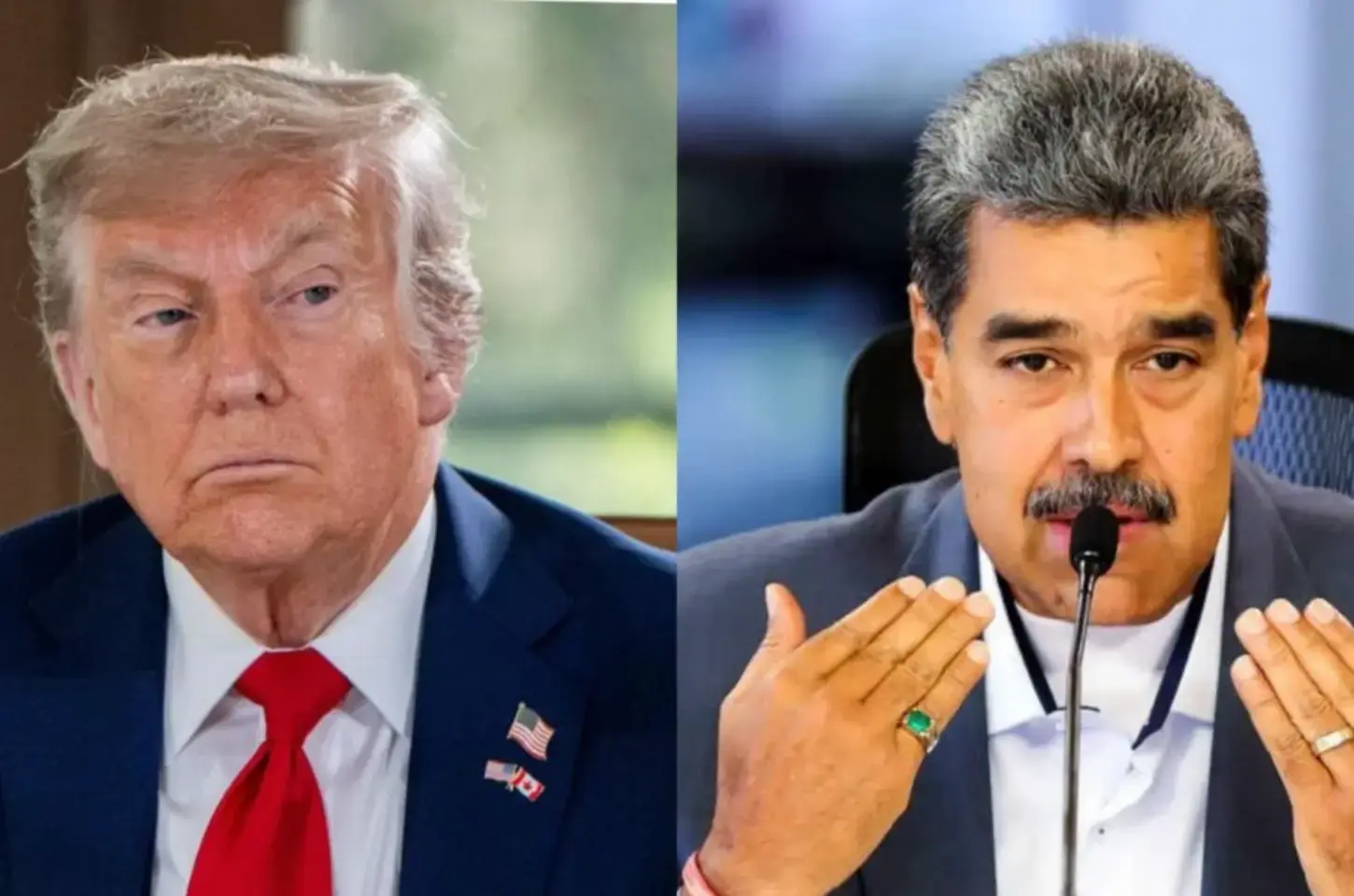 Trump fala em resolver do “jeito difícil” com Maduro se necessário