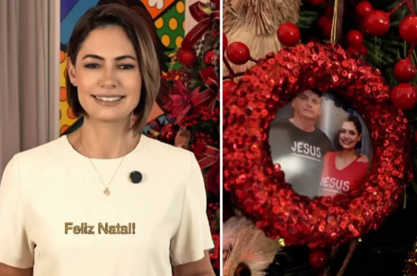 Michelle faz pronunciamento de Natal: “Não se deixem abater”