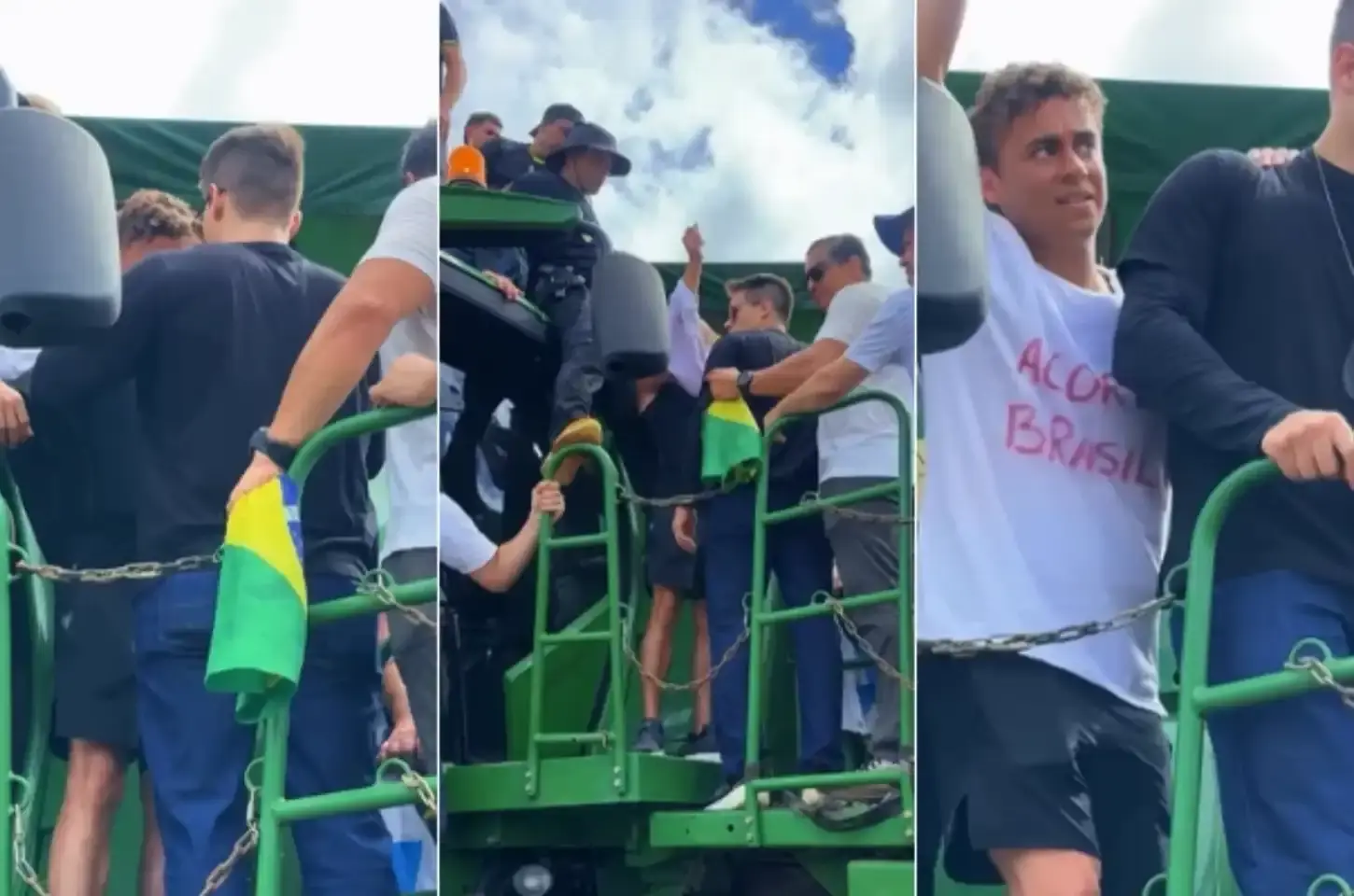 Nikolas é orientado a usar colete à prova de balas