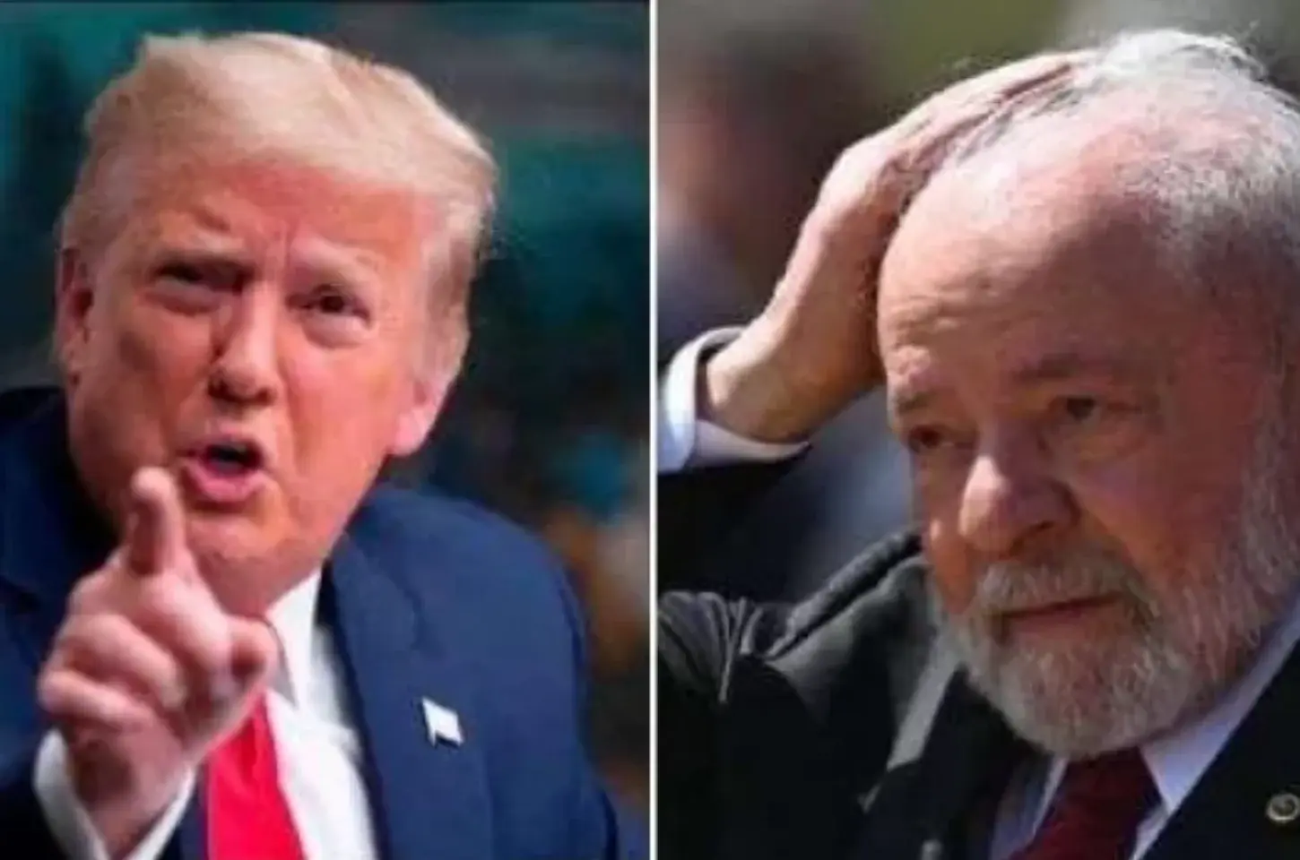 Imprensa americana diz que Trump teria “esmagado” Lula a portas fechadas